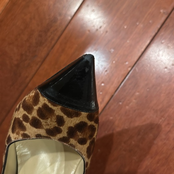 Jimmy Choo size 39 anouk leopard and camel with patent leather toe - Picture 15 of 16